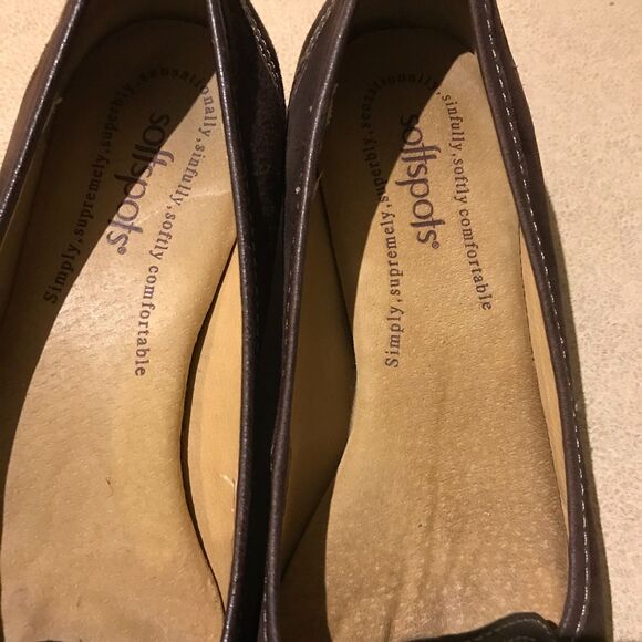 Softspots Dark Brown Suede Loafers - Picture 6 of 12